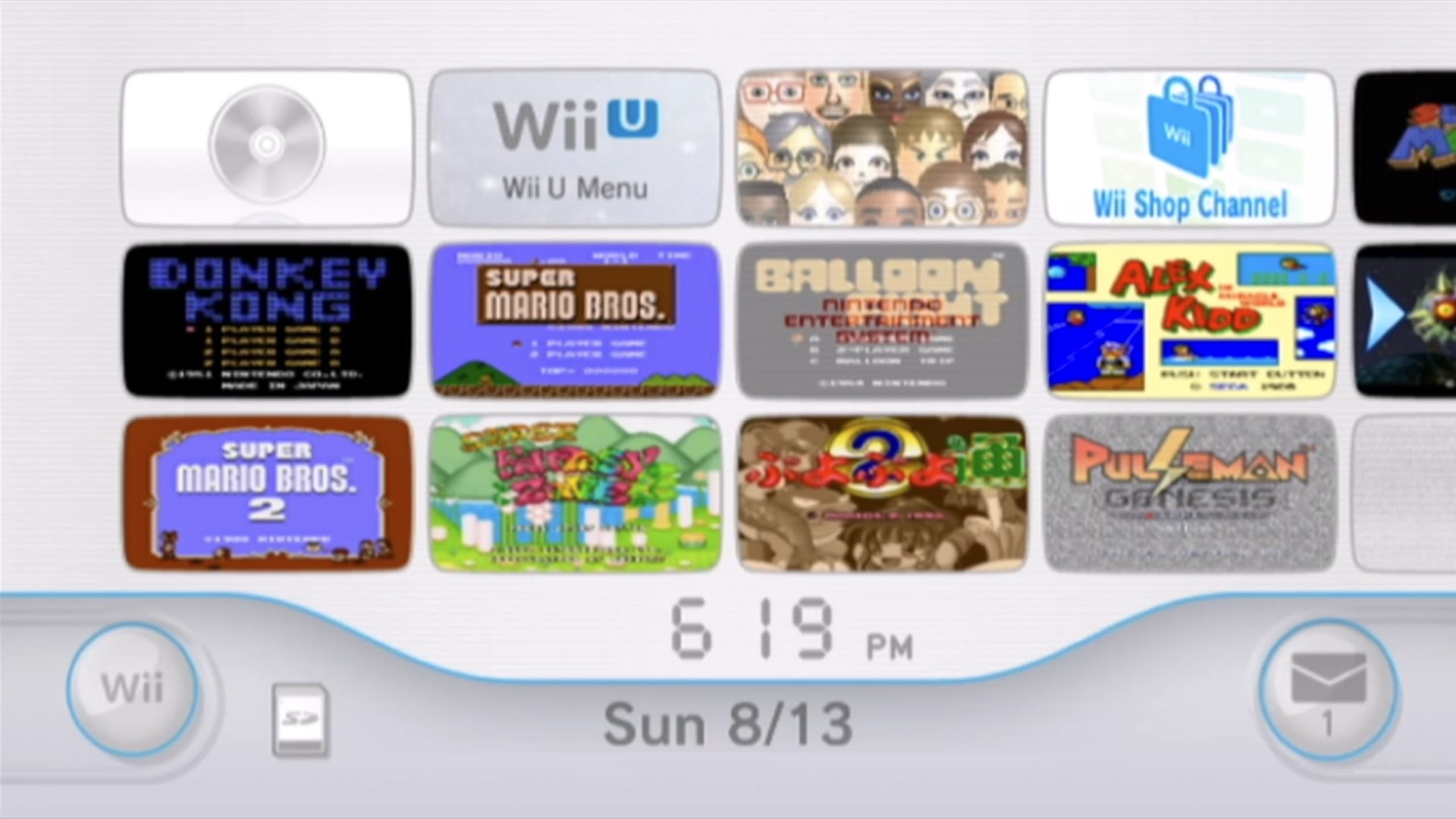 Wii Menu.